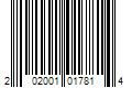 Barcode Image for UPC code 202001017814