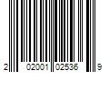 Barcode Image for UPC code 202001025369