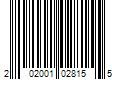 Barcode Image for UPC code 202001028155