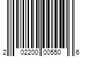 Barcode Image for UPC code 202200005506