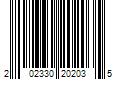 Barcode Image for UPC code 202330202035