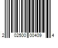 Barcode Image for UPC code 202500004094