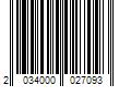 Barcode Image for UPC code 2034000027093