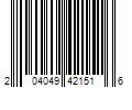 Barcode Image for UPC code 204049421516