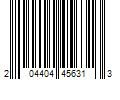 Barcode Image for UPC code 204404456313