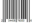 Barcode Image for UPC code 204405760006