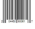 Barcode Image for UPC code 204450900617