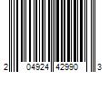 Barcode Image for UPC code 204924429903