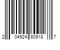 Barcode Image for UPC code 204924809187