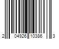 Barcode Image for UPC code 204926103863