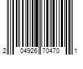 Barcode Image for UPC code 204926704701