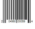 Barcode Image for UPC code 204990000594