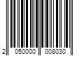 Barcode Image for UPC code 2050000008030