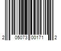 Barcode Image for UPC code 205073001712