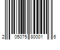 Barcode Image for UPC code 205075800016