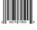 Barcode Image for UPC code 205275705005