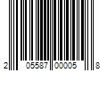 Barcode Image for UPC code 205587000058