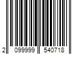 Barcode Image for UPC code 2099999540718