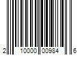 Barcode Image for UPC code 210000009846