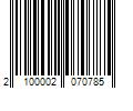 Barcode Image for UPC code 2100002070785