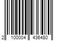 Barcode Image for UPC code 2100004436480