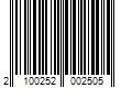 Barcode Image for UPC code 2100252002505