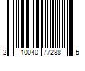 Barcode Image for UPC code 210040772885