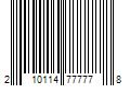 Barcode Image for UPC code 210114777778