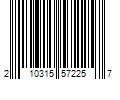 Barcode Image for UPC code 210315572257