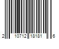 Barcode Image for UPC code 210712181816