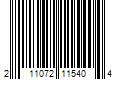 Barcode Image for UPC code 211072115404