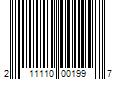 Barcode Image for UPC code 211110001997