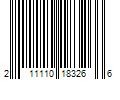 Barcode Image for UPC code 211110183266