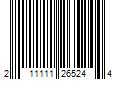 Barcode Image for UPC code 211111265244