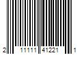 Barcode Image for UPC code 211111412211