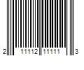 Barcode Image for UPC code 211112111113