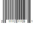 Barcode Image for UPC code 211112111281