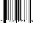 Barcode Image for UPC code 211112221225