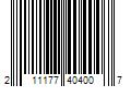 Barcode Image for UPC code 211177404007