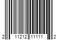 Barcode Image for UPC code 211212111112