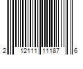 Barcode Image for UPC code 212111111876