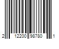 Barcode Image for UPC code 212200987801