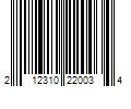 Barcode Image for UPC code 212310220034