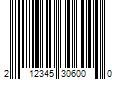 Barcode Image for UPC code 212345306000