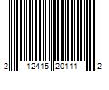 Barcode Image for UPC code 212415201112