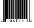 Barcode Image for UPC code 212592111112