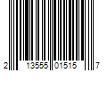 Barcode Image for UPC code 213555015157