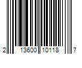 Barcode Image for UPC code 213600101187