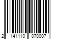 Barcode Image for UPC code 2141110070007