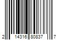 Barcode Image for UPC code 214316808377